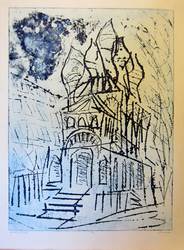 Winter Church a fine art print by Arthur Secunda